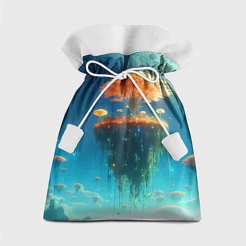 Подарочный мешок Сказочное космическое дерево - нейроарт / 3D-принт – фото 1