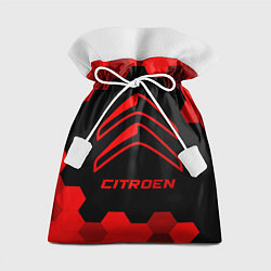 Мешок для подарков Citroen - red gradient, цвет: 3D-принт