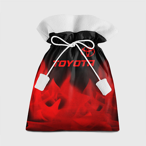 Подарочный мешок Toyota - red gradient посередине / 3D-принт – фото 1