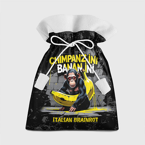 Подарочный мешок Итальянские мемы шаманзини бананини / 3D-принт – фото 1