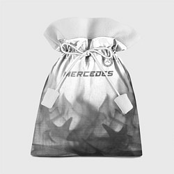 Подарочный мешок Mercedes - white gradient посередине