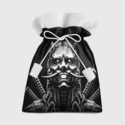 Мешок для подарков Киборг ниндзя в маске демона, цвет: 3D-принт