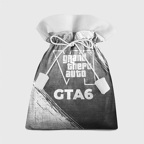 Подарочный мешок GTA6 - grey gradient / 3D-принт – фото 1