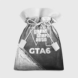 Мешок для подарков GTA6 - grey gradient, цвет: 3D-принт