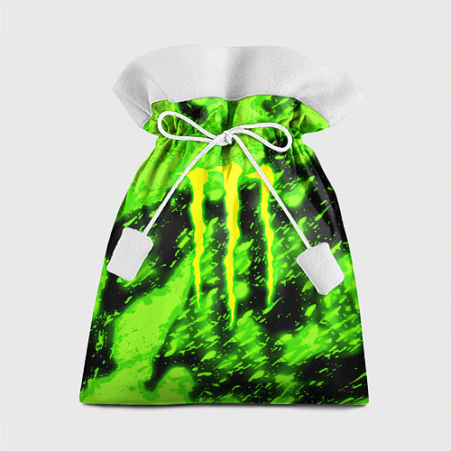 Подарочный мешок Monster energy кислотное лого / 3D-принт – фото 1