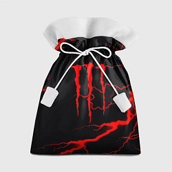 Мешок для подарков Monster energy storm red, цвет: 3D-принт