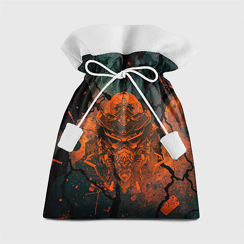 Подарочный мешок Шлем кибернетического самурая / 3D-принт – фото 1