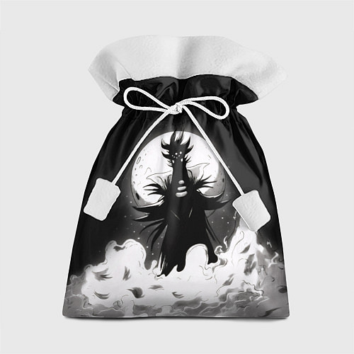 Подарочный мешок Пришелец на фоне луны / 3D-принт – фото 1