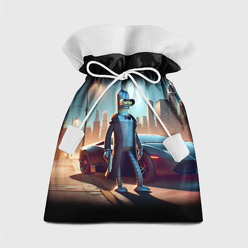 Подарочный мешок Бендер с пистолетом - Нью-Йоркская мафия / 3D-принт – фото 1