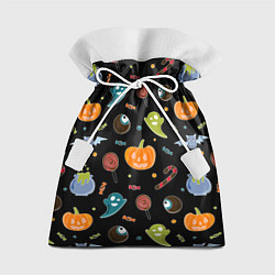 Мешок для подарков Halloween black, цвет: 3D-принт