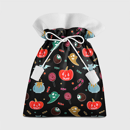 Подарочный мешок Halloween red pumpkin / 3D-принт – фото 1