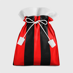 Мешок для подарков Color black red lines, цвет: 3D-принт