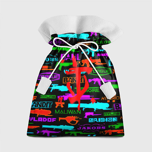 Подарочный мешок Doom шутер паттерн / 3D-принт – фото 1