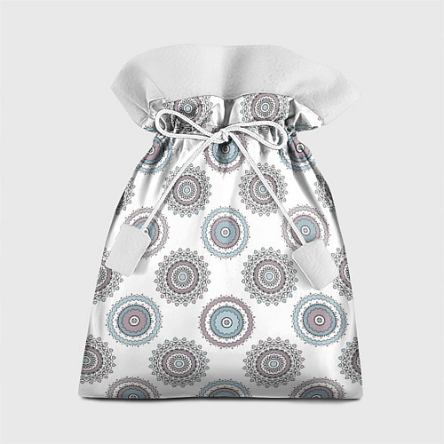 Подарочный мешок Круглый разноцветный узор мандала / 3D-принт – фото 1