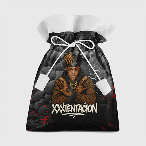 Подарочный мешок XXXTentacion со скрещенными руками / 3D-принт – фото 1
