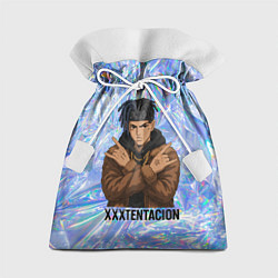 Мешок для подарков XXXTentacion - скрещенные руки, цвет: 3D-принт