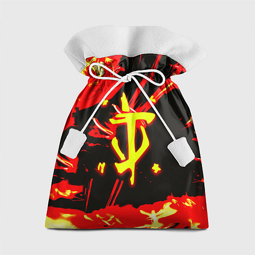 Подарочный мешок Doom огненный / 3D-принт – фото 1
