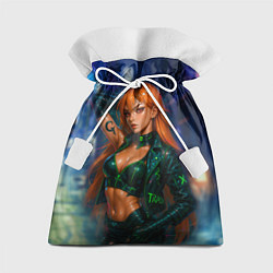 Мешок для подарков Нами киберпанк реализм, цвет: 3D-принт