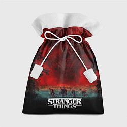 Мешок для подарков Векна и герои финального сезона Stranger things, цвет: 3D-принт