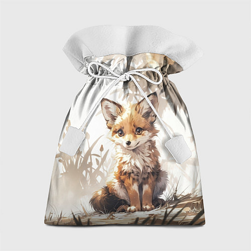Подарочный мешок Юный лисёнок / 3D-принт – фото 1