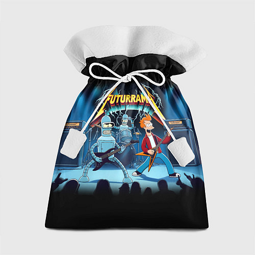 Подарочный мешок Rock group Futurama - ai art fantasy / 3D-принт – фото 1