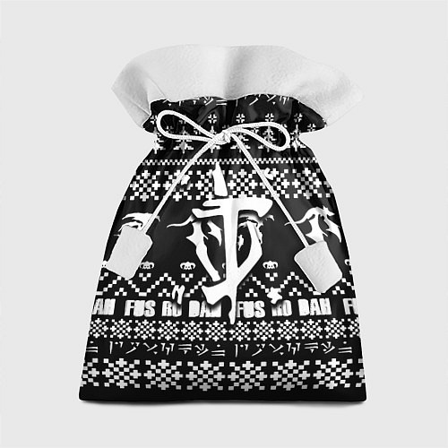 Подарочный мешок Doom x elders scrolls pattern / 3D-принт – фото 1