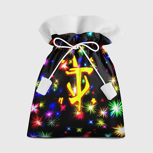 Подарочный мешок Doom новогодние искры / 3D-принт – фото 1