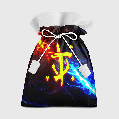 Подарочный мешок Doom шторм с молниями / 3D-принт – фото 1