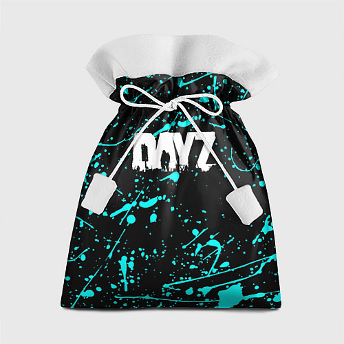 Подарочный мешок Dayz голубые краски / 3D-принт – фото 1