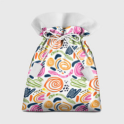 Мешок для подарков Яркие спирали, цвет: 3D-принт