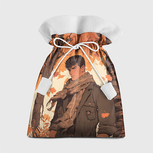 Подарочный мешок Берсерк Гатс в клетчатом шарфе / 3D-принт – фото 1