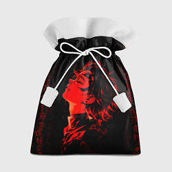 Мешок для подарков Клинок, рассекающий демонов Танджиро и иероглифы, цвет: 3D-принт