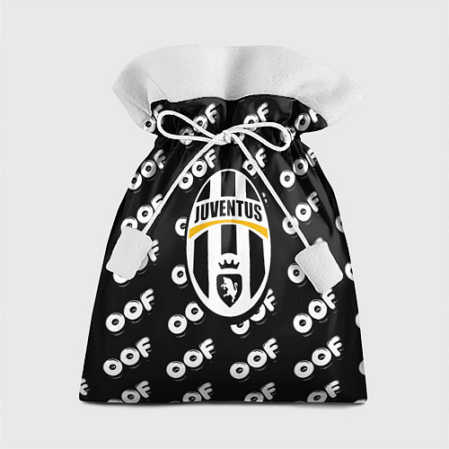 Подарочный мешок Juventus off pattern / 3D-принт – фото 1