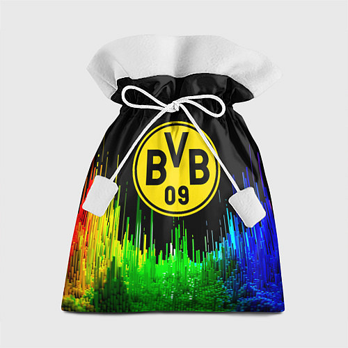 Подарочный мешок Borussia градиент текстура / 3D-принт – фото 1