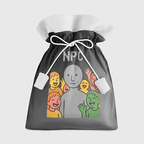 Подарочный мешок Я NPC без эмоций / 3D-принт – фото 1
