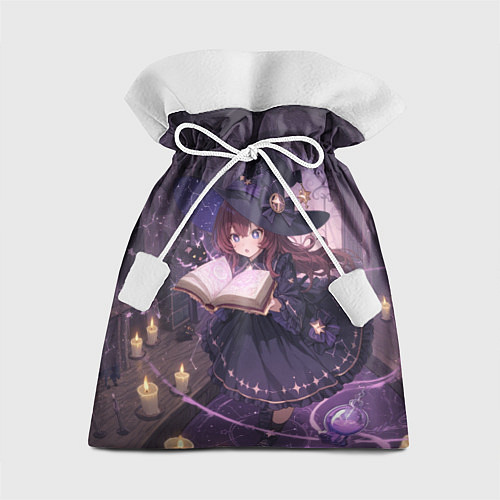 Подарочный мешок Аниме Ведьма Читает Книгу Заклинаний / 3D-принт – фото 1