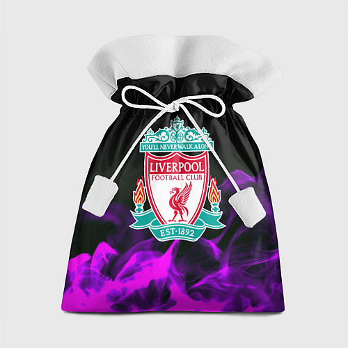 Подарочный мешок Liverpool неоновый огонь / 3D-принт – фото 1