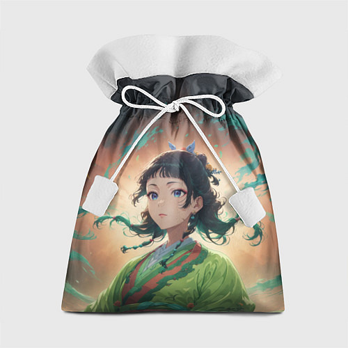 Подарочный мешок Маомао на фоне облаков / 3D-принт – фото 1