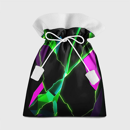 Подарочный мешок Neon multicolored glow / 3D-принт – фото 1