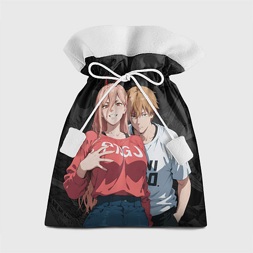 Подарочный мешок Power and Denji / 3D-принт – фото 1