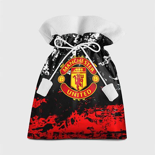 Подарочный мешок Манчестер Юнайтед краски / 3D-принт – фото 1