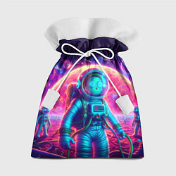 Мешок для подарков Морти в одиночестве на неоновой планете, цвет: 3D-принт