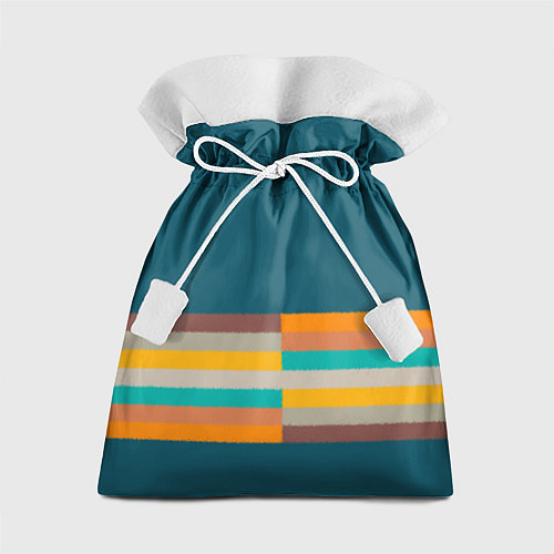 Подарочный мешок Индиго и омбре градиент заката с текстурой / 3D-принт – фото 1