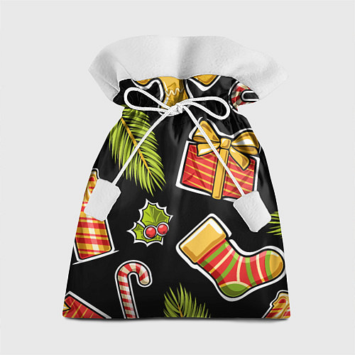 Подарочный мешок Рождественский вайб / 3D-принт – фото 1