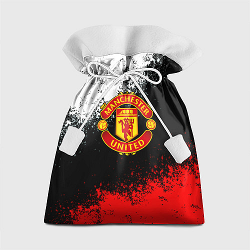 Подарочный мешок Манчестер Юнайтед краски всплеск / 3D-принт – фото 1