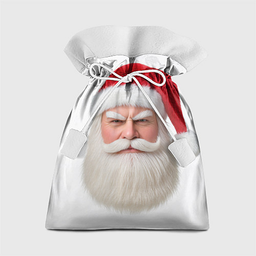 Подарочный мешок Лицо санты / 3D-принт – фото 1