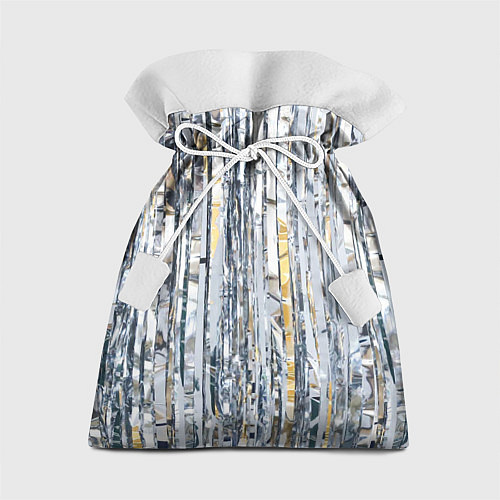 Подарочный мешок Новогодний дождик / 3D-принт – фото 1