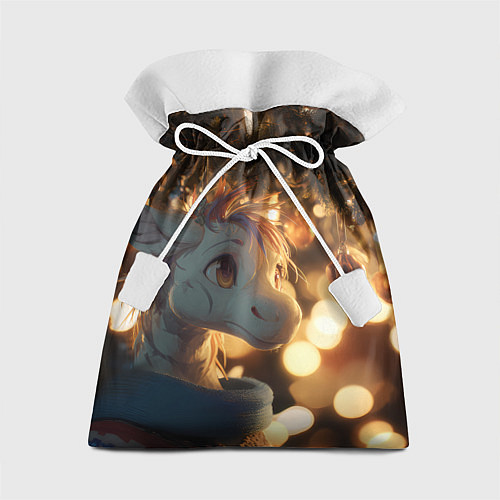 Подарочный мешок Лошадка под новогодней елкой / 3D-принт – фото 1