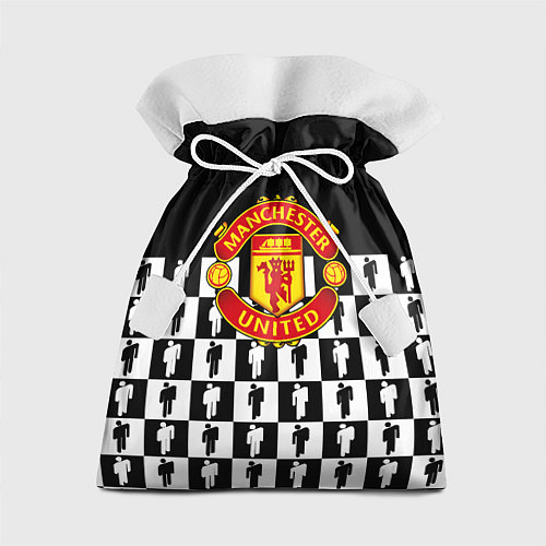 Подарочный мешок Манчестер Юнайтед люди паттерн / 3D-принт – фото 1
