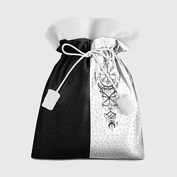 Мешок для подарков Вегвизир и став бессмертия в рунах, цвет: 3D-принт